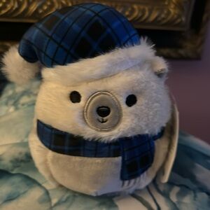 NWT KellyToy Squishmallows Brooke Fuzzy 5” 🐻‍❄️